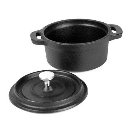 Gjutjärn Kokott Ø 10 cm, med lock