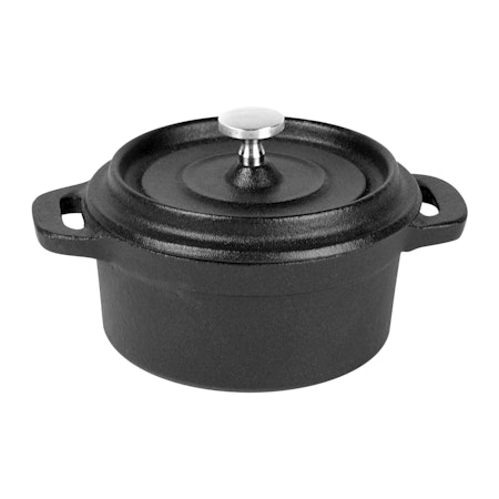 Gjutjärn Kokott Ø 10 cm, med lock