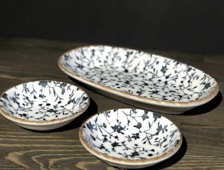 CALIF Assiett oval 19x11cm