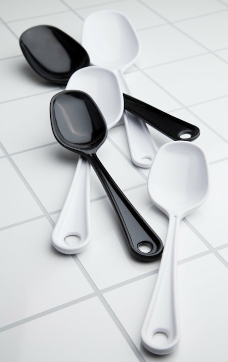 Serveringssked 21,5 cm Svart-Melamin