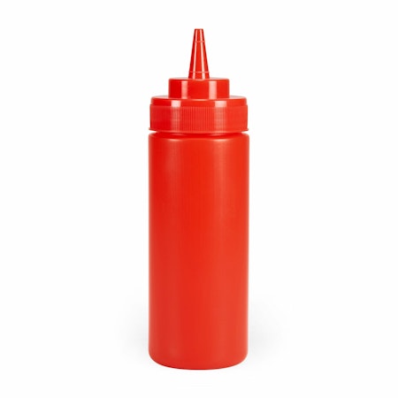 Dressingflaska 0,34 L röd