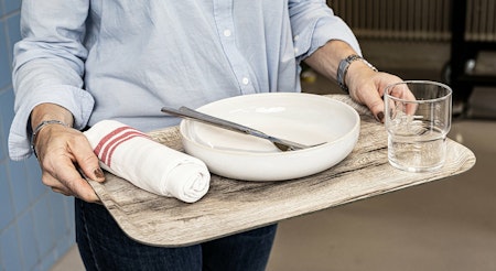 Bricka 43x33 cm (Lunch), ljus