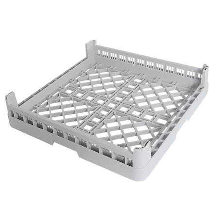 Brickstödback 50x50x10,5cm, med två öppna sidor