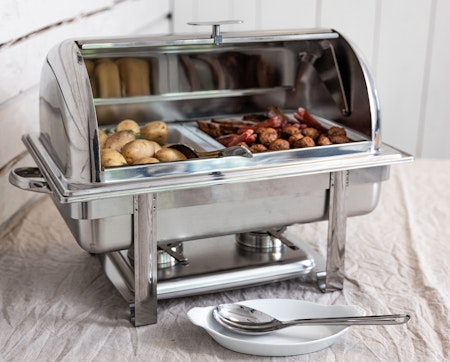 Chafing dish 1/1, Elektriskt och brännpasta