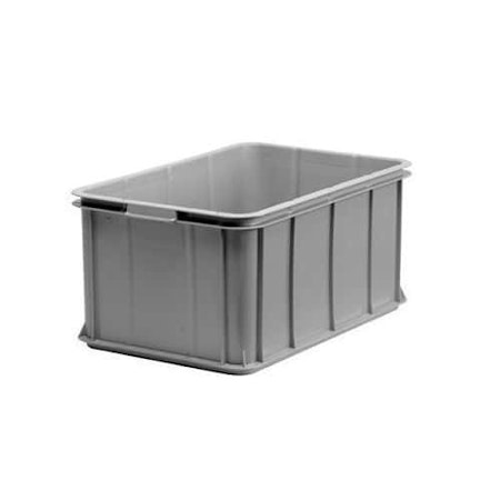 Förvaringsback 55Liter Grå, Stapelbar 600x400x285 mm