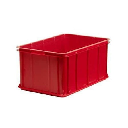 Förvaringsback 55Liter Röd, Stapelbar 600x400x285 mm