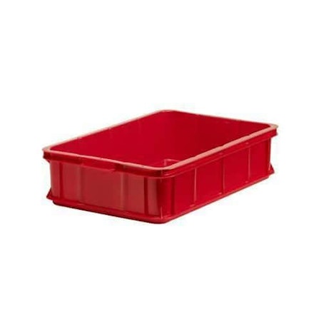Förvaringsback 26Liter Röd, Stapelbar 600x400x147 mm