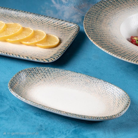 SWAY Oval Assiett 15x8,5cm