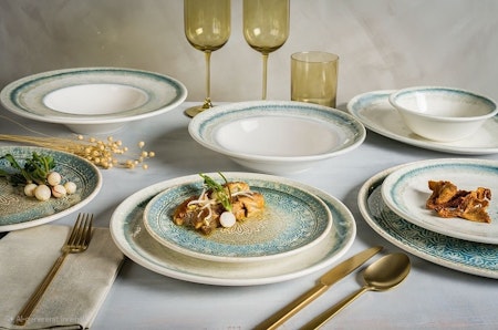 Rivus Ethnic Gourmet Flat Tallrik 23 cm