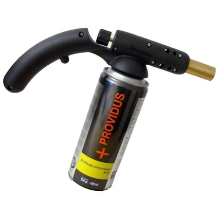 Brännare med piezotändning inklusive gasflaska, 400ml