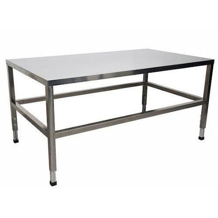 Arbetsbord helt i Rostfri, 1000x700mm