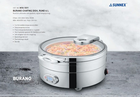 Burano Chafer Rund