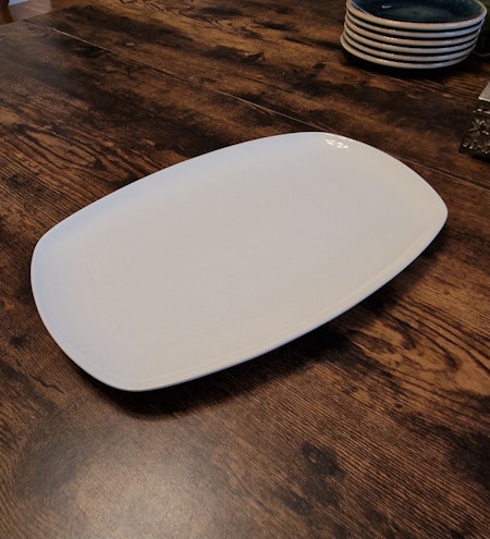 Rektangulär tallrik 31x20 cm, Strömgården