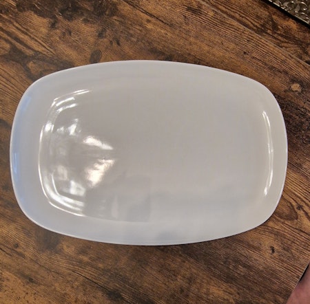 Rektangulär tallrik 35x23x2,5 cm, Strömgården