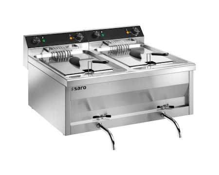 Fritös 60x54,5 cm, 9+9 Liter-modell GASTROLINE, SARO