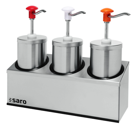 Såsdispenser 3x2,25 Liter, SARO