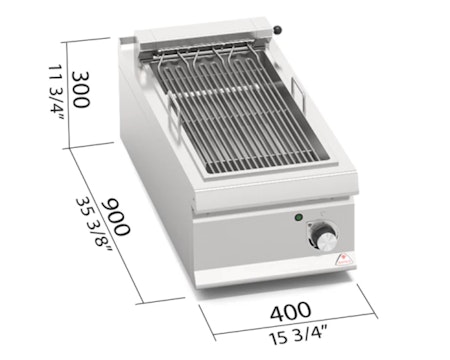 Elektrisk Vapogrill 400x900x300 mm 5,4 kW, BERTOS