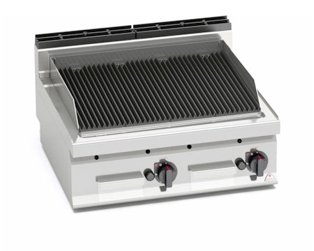 Gasgrill Lavastens 2 zoner, 800x714x290 mm 14kW, BERTOS