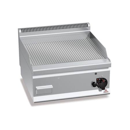 Gas-stekbord Räfflad, 8kW 600x600 mm, BERTOS