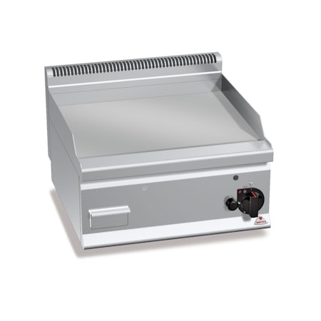 Gas-stekbord Slät, 8kW 600x600 mm, BERTOS