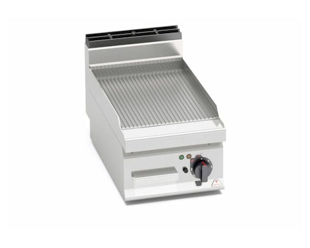 Stekbord Räfflad, 4,8kW 400x714 mm, BERTOS