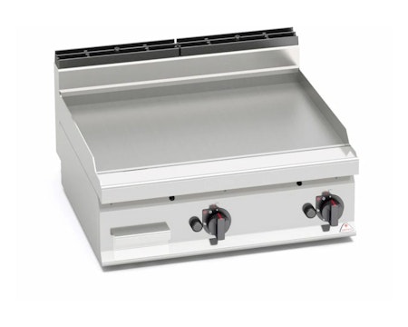 Gas-stekbord Slät 1,2kW, 800x714 mm, BERTOS