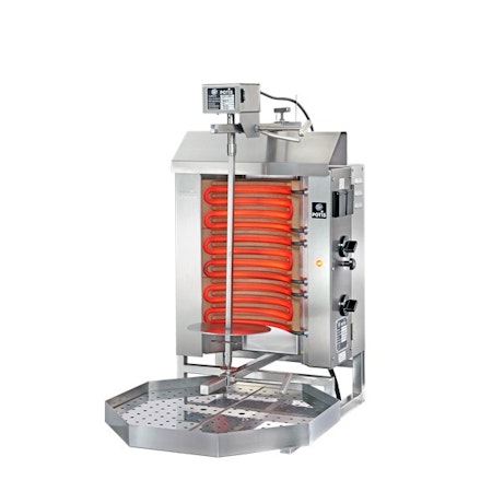 Kebabgrill E1-S, 30kg kött effekt:4,5kW, POTIS
