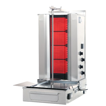 Kebabgrill F CE4, 50kg kött effekt:7,6kW, POTIS
