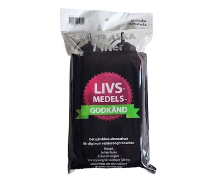 Såsflaska, Transparent 1Liter