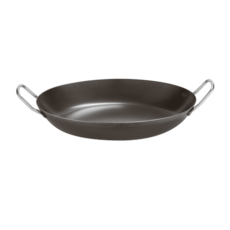 Paellapanna Blacksteel D47cm H6,5cm, PADERNO