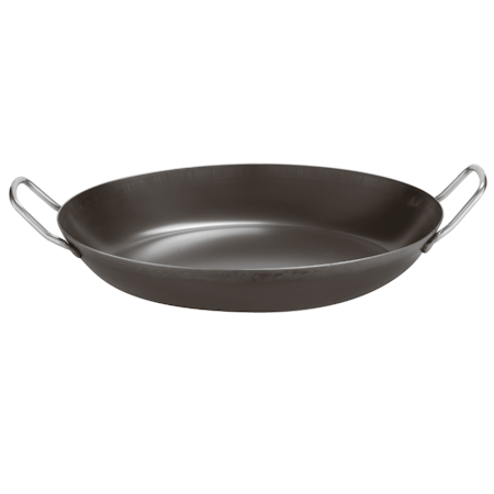 Paellapanna Blacksteel D60cm H6,5cm, PADERNO