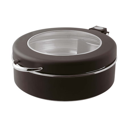 Chafing Dish induktion D:36cm svart med glaslock, SAMBONET