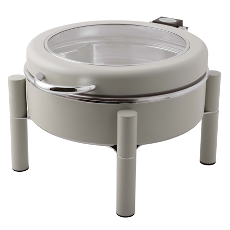 Chafing Dish induktion D:40cm grå med glaslock, SAMBONET
