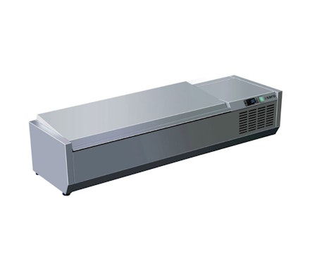 Kylränna 1200x395x280mm Med Lock,4x1/3 GN VRX 1200, SARO