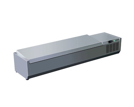 Kylränna 1400x395x280mm Med Lock,6x1/3 eller 4x1/3+1/2 GN VRX 1400 , SARO