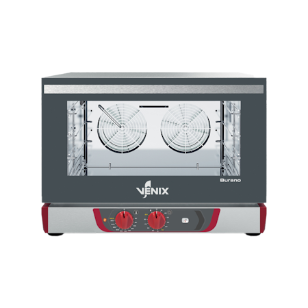 Burano Varmluft/BakeOff Ugn, 4 plåtar 600×400 alt GN 1/1, VENIX