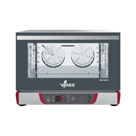 Burano Varmluft/BakeOff Ugn, 4 plåtar 600×400 alt GN 1/1, VENIX