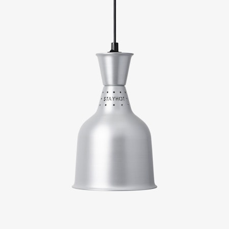 Värmelampa Classic, fast kabel 1222 Aluminium, STAYHOT