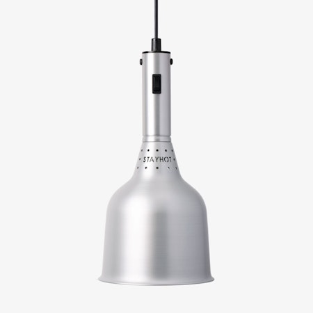 Värmelampa Classic, fast kabel 1223 Aluminium, STAYHOT