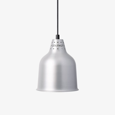 Värmelampa Classic, fast kabel 1250 Aluminium, STAYHOT