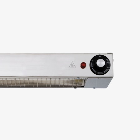 Värmelist utan belysning, Classic V-1250, B1250xD150xH60 mm, STAYHOT