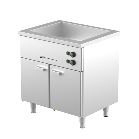 Värmeskåp med vattenbad 800x650x900mm (2xGN 1/1-150+2xGN 1/1) KLH-820, COOLPART