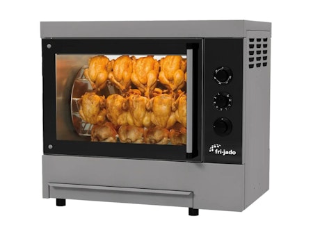 Kycklinggrill TG4 Bänk modell, 4spett för 16st Kycklingar, Fri-jado