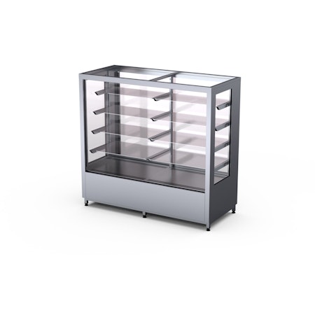 Kylmonter Colly 1500 XL, 4st glashyllor+bottenhylla, 1500x650x1400mm, COOLPART