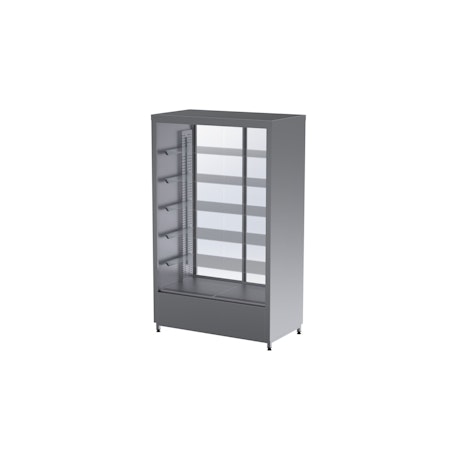 Kylmonter Colly 1200 XXL, 5st glashyllor+bottenhylla, 1200x650x2000mm, COOLPART