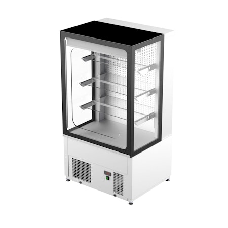 Kylmonter CUBIC SM 800, Stängd rygg, Öppen mot kund, 800x650x1480mm, COOLPART