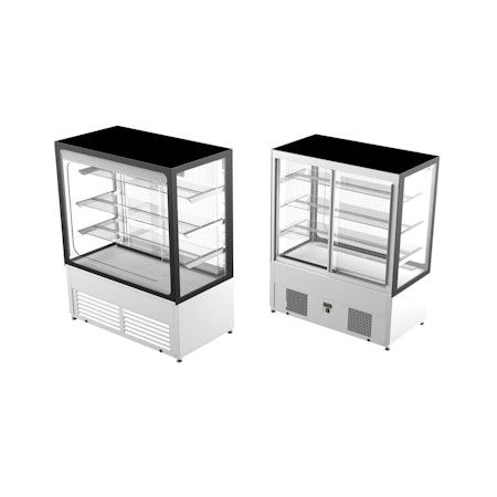 Kylmonter CUBIC EL 1200, Öppen mot kund, 1200x650x1480mm, COOLPART