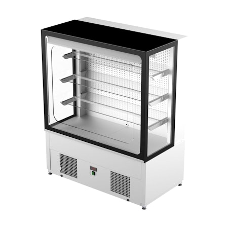 Kylmonter CUBIC SM1200, Stängd rygg Öppen mot kund, 1200x650x1480mm, COOLPART