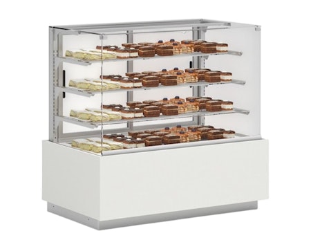 JUKA Kylmonter LUMINA 180, 3st glashyllor+botten, 1880x825x1350mm, COOLPART