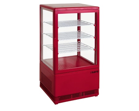 Mini kylmonter SC 70 röd,3st hyllor+bottenhylla 428x386x885mm, SARO